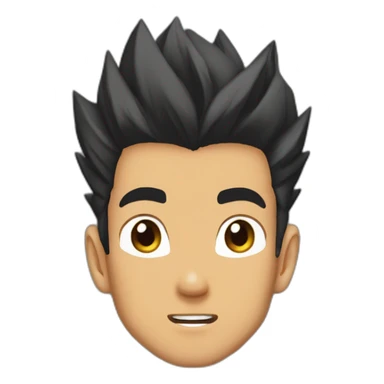 Brown skin Teen gohan super sayain 2 sticker