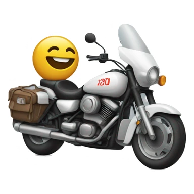 Motorcycle laying down sticker