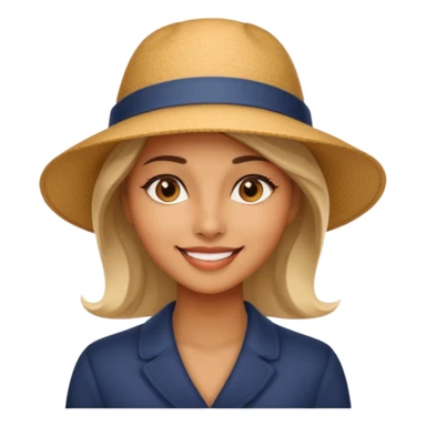 A realistic portrait of a woman wearing a stylish hat, soft shadows on her face, gentle smile, natural skin texture, cinematic lighting
 sticker