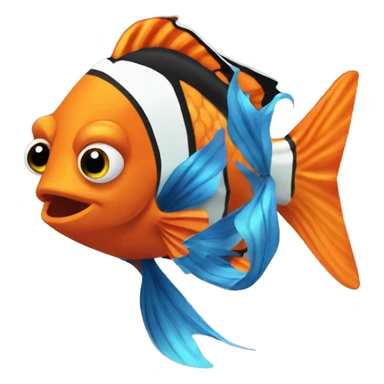fish nemo streamer sticker