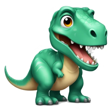 Dinosaure Avec souris sticker