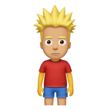 Bart simpson sticker