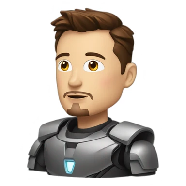 Elon musk qui fait un check a iron man sticker