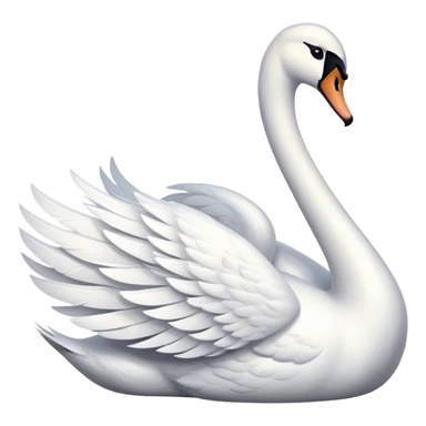 Swan in love  sticker