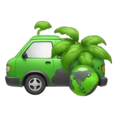 Loves carbon emissions sticker