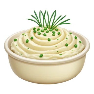 Mashed potatoes with chives sticker