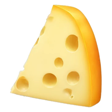cheese with hidden face sticker