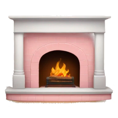 Winter Pink FirePlace sticker