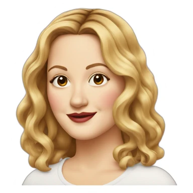 drew barrymore sticker