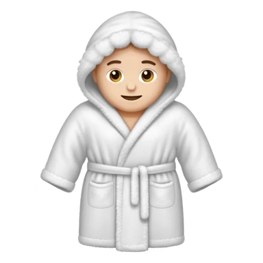 bath robe sticker