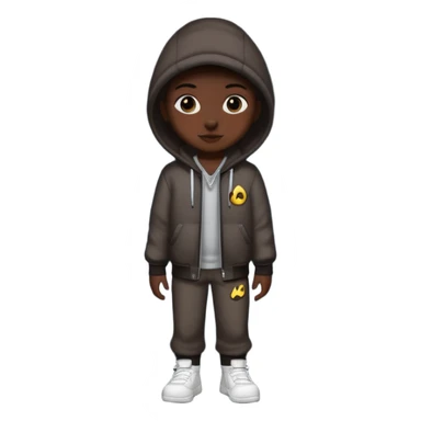 cool street outfit with dark night sticker