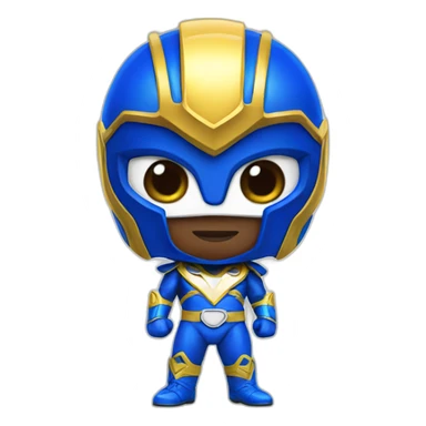 blue power ranger sticker