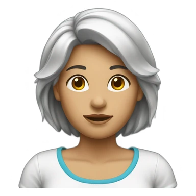 Femme qui soulève des poids  sticker