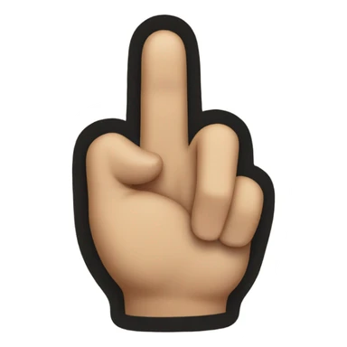 fingers forming OK symbol sticker