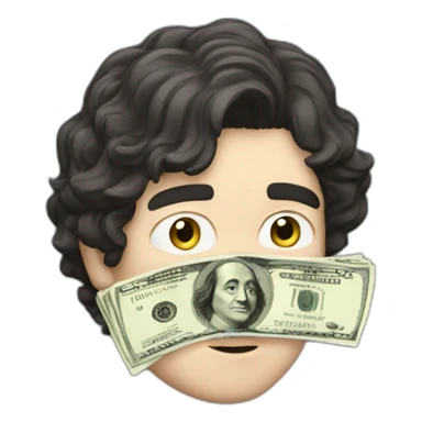 josh brener from silicon valley smelling cash sticker