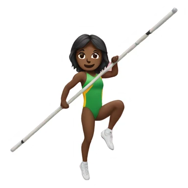 Pole Vaulter sticker