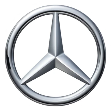 Mercedes logo sticker