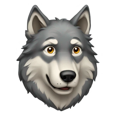Old wolf sticker