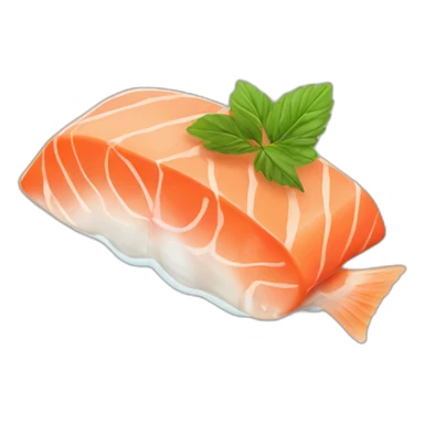 Canne a pêche avec un saumon sticker