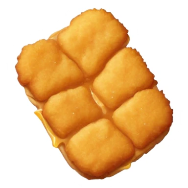 chicken nugget pooping sticker