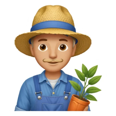 man gardener  sticker