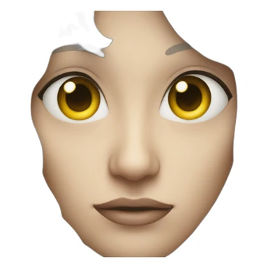 mysterious gaze sticker