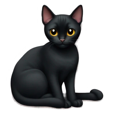 Bombay cat on a blanket sticker