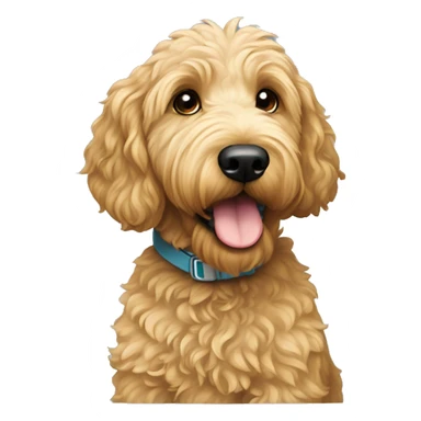 Goldendoodle and bernadoodle sticker