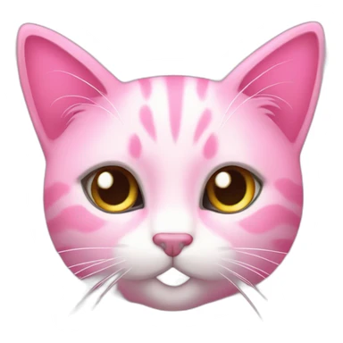 y2k pink cat sticker