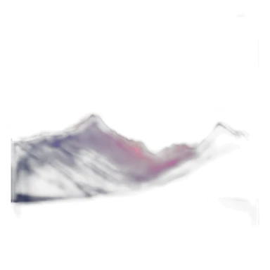 sunrise in a mountain sticker