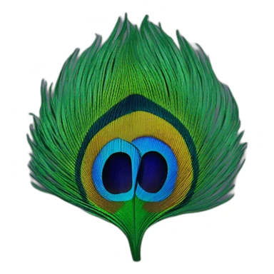 peacock feather emoji sticker