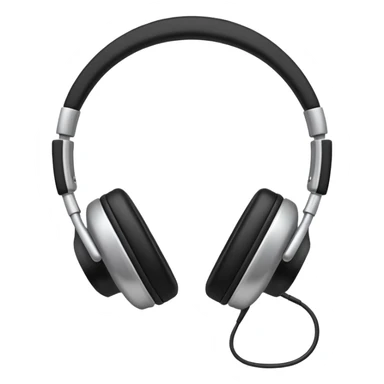 Headphones and asthetic sticker