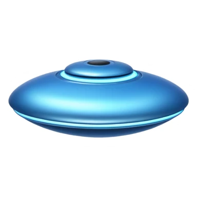 blue UFO sticker