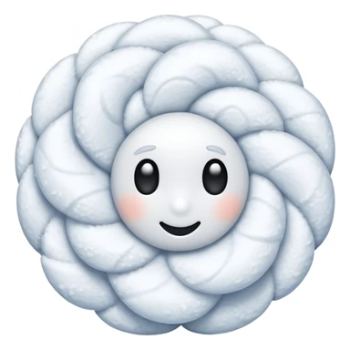 snow swirl sticker