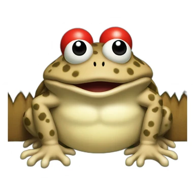 Toad in Super Mario Brothers sticker
