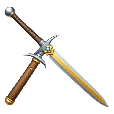 Quiero que sea una espada pixeleada sticker