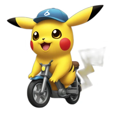 Pikachu en Tmax sticker