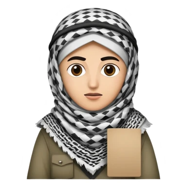 Palestine protestor sticker