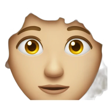 One eye blinking sticker