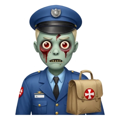 Zombie Mailman sticker
