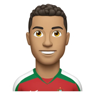 Ronaldo portugal avec une coupe sticker