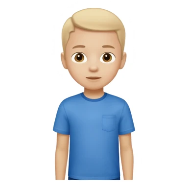 Child 8 year old standing  sticker