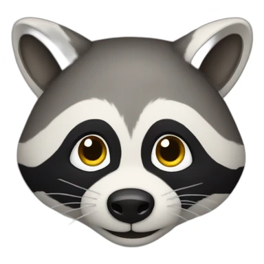Raccoon cheese  sticker