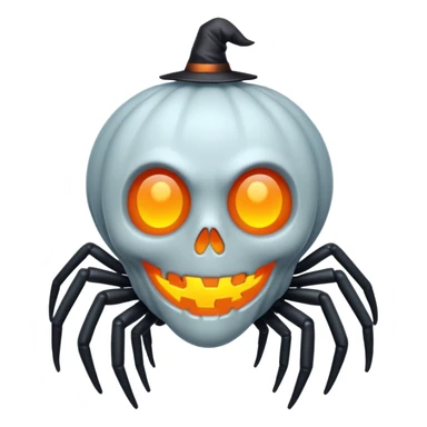 Halloween spooky sticker