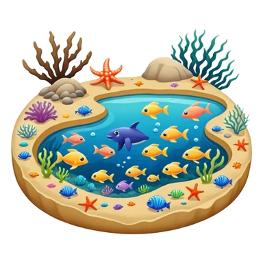 Tide pools sticker