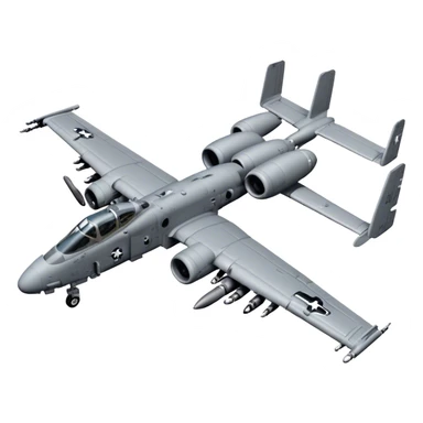 A-10 Thunderbolt II - Fairchild Republic (Grey) sticker