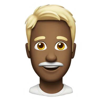 high faded emoji sticker