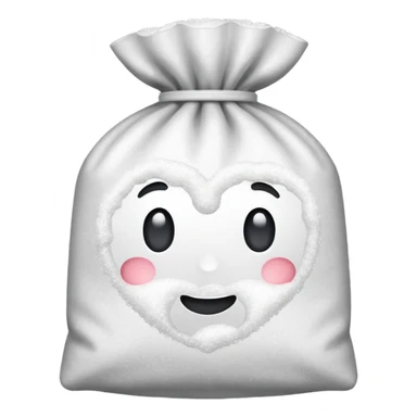 bag of sugar no face sticker