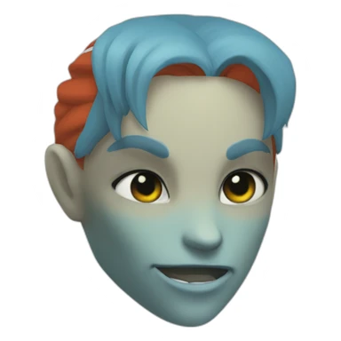 Undyne from undertalw sticker