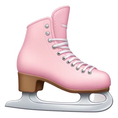 pastel pink ice skates sticker